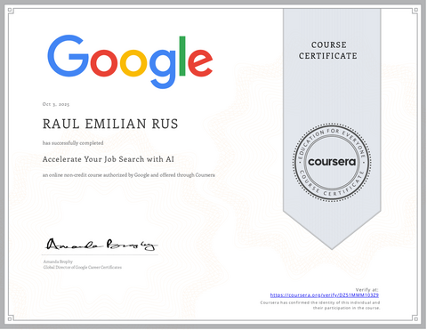 Accelerate Your Job Search with AI — coursera certificate