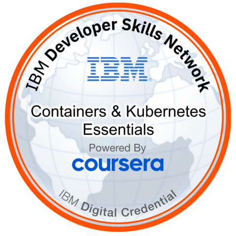 Containers & Kubernetes Essentials — credly badge